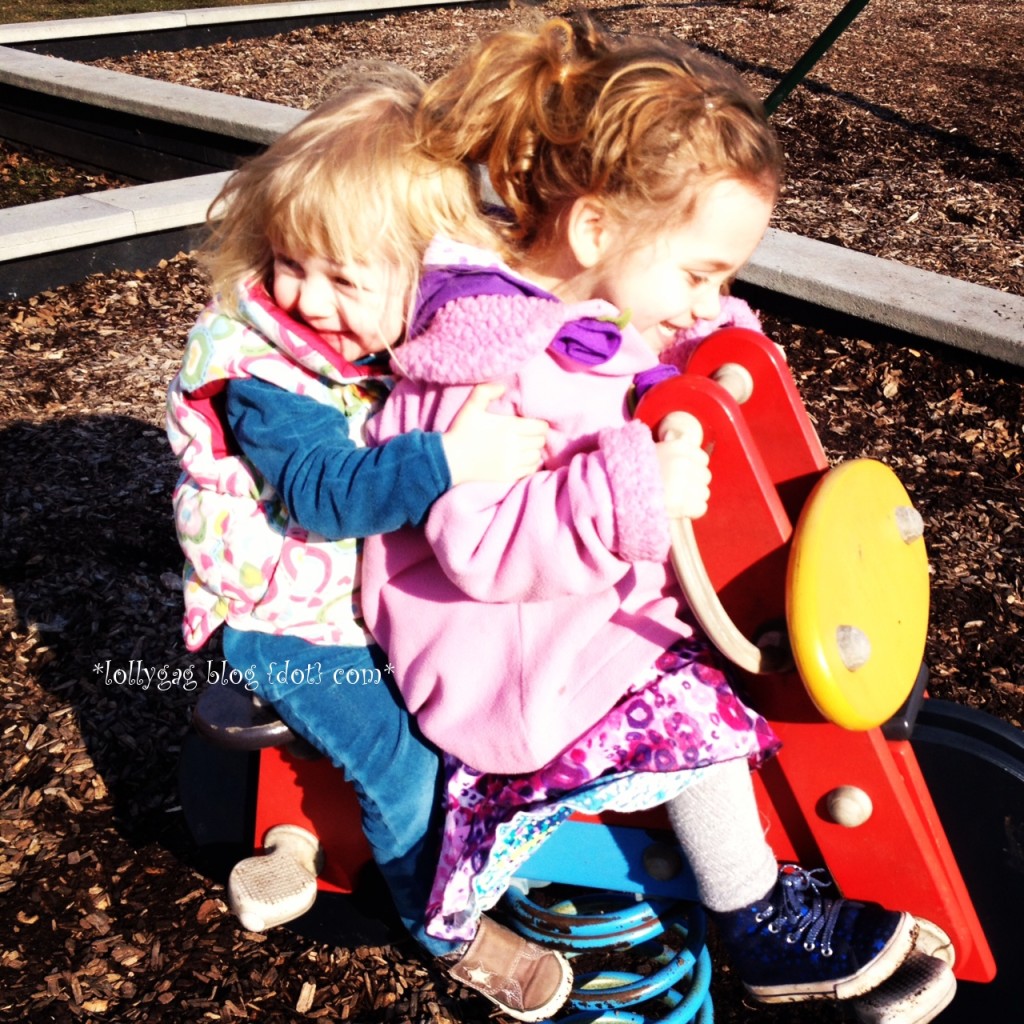 girls at the park 