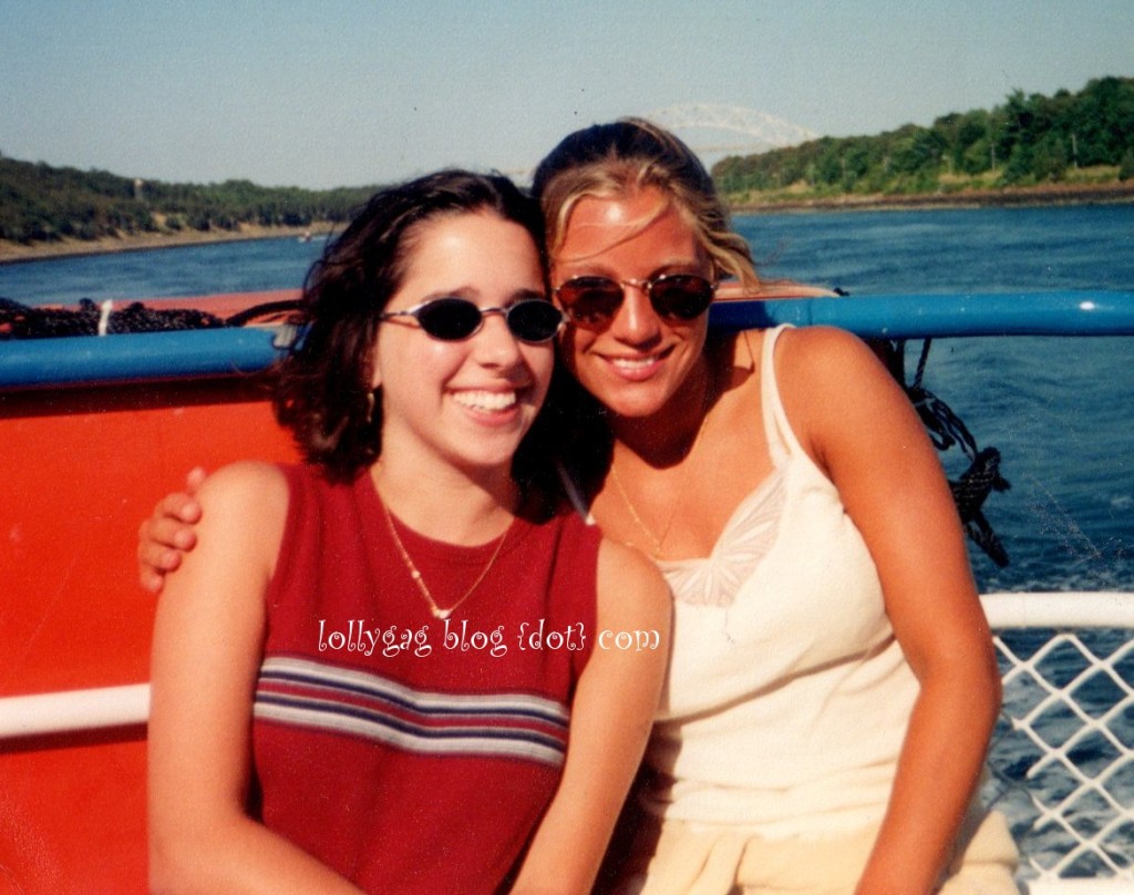 Lori Keely on a boat