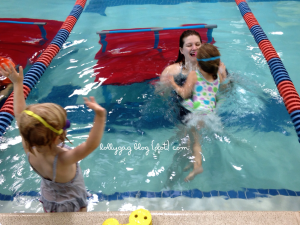 Swimming For Realsies At Goldfish Swim School.