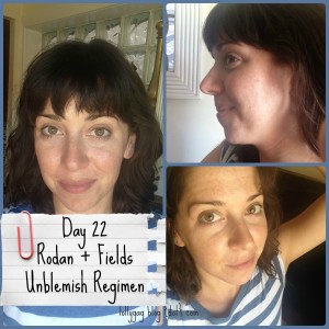 Going makeup-free with Rodan + Fields’ Unblemish.